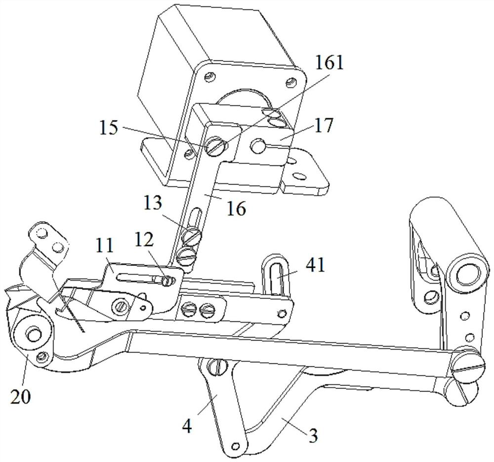 Thread trimming system of sewing machine and sewing method
