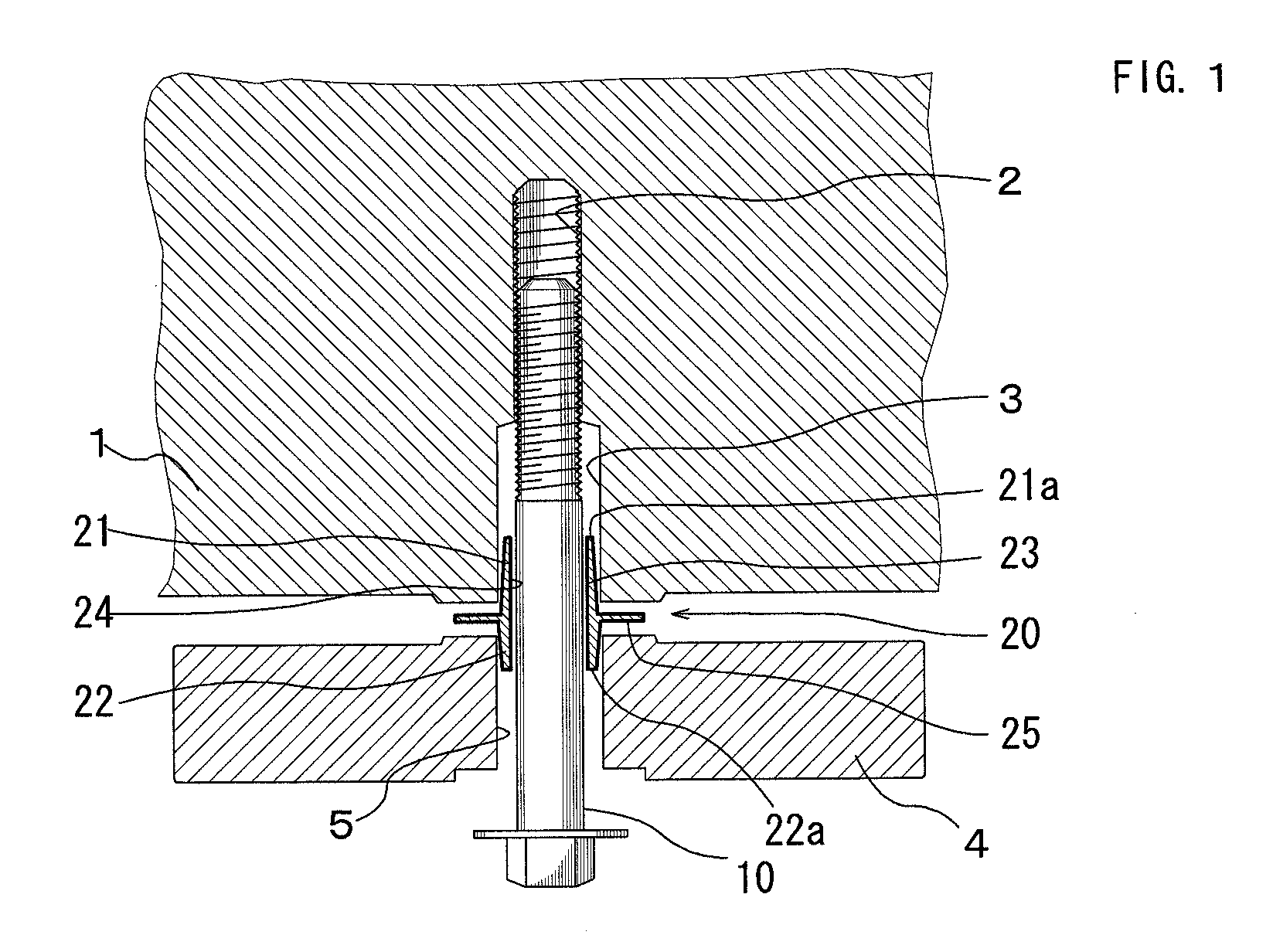 Fastening method for a fastening bolt of a sub frame to car body and a sub frame rigid collar for car used for the fastening method