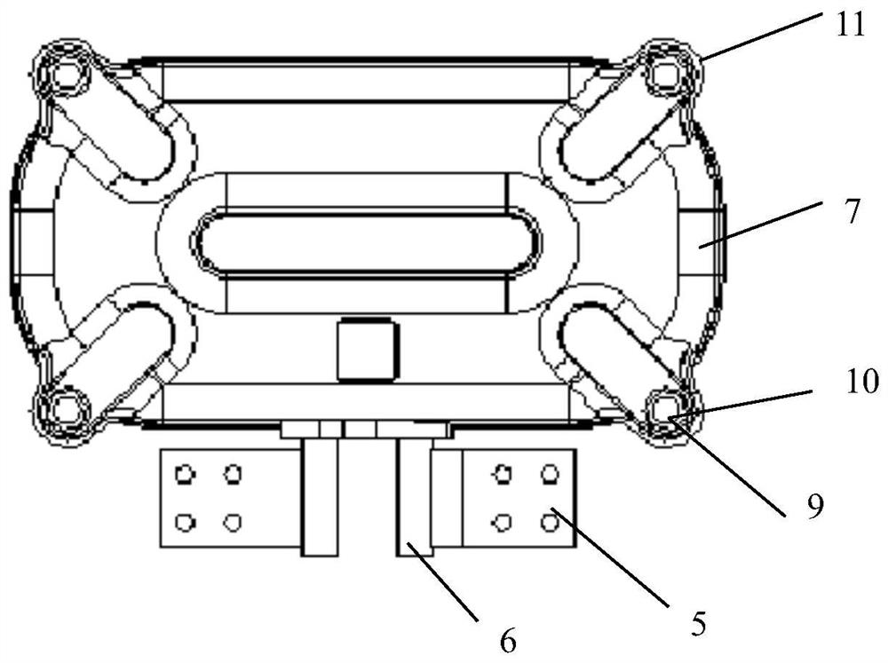 Saturable reactor for direct-current transmission converter valve