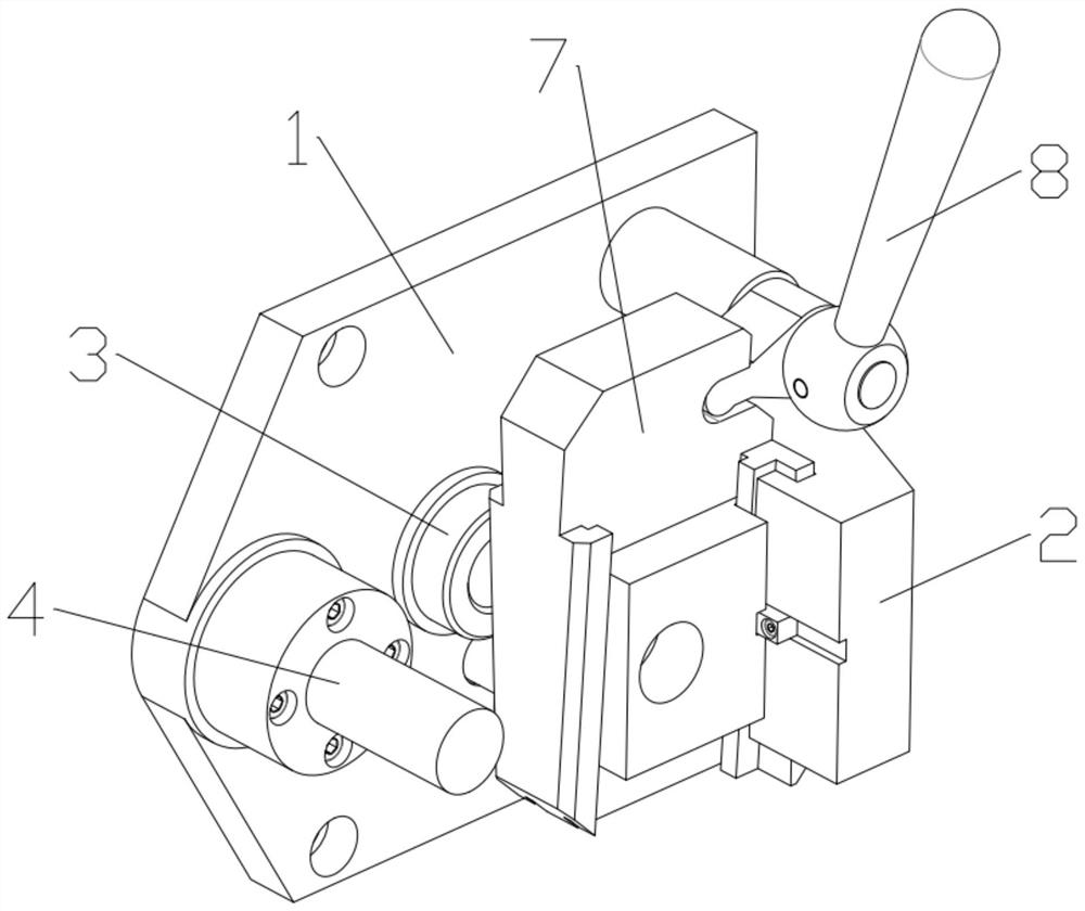 A jig for broaching two small holes of a lifting lug