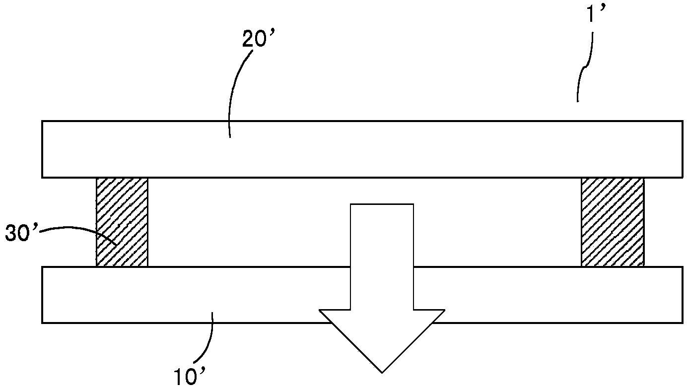 Double-face display, control device and manufacturing method of double-face display