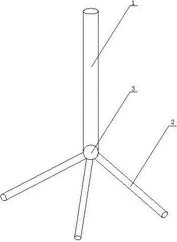 Locating device and method for acetabulum rotating center