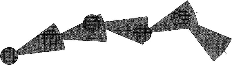 Image processing-based high-tension line identification method