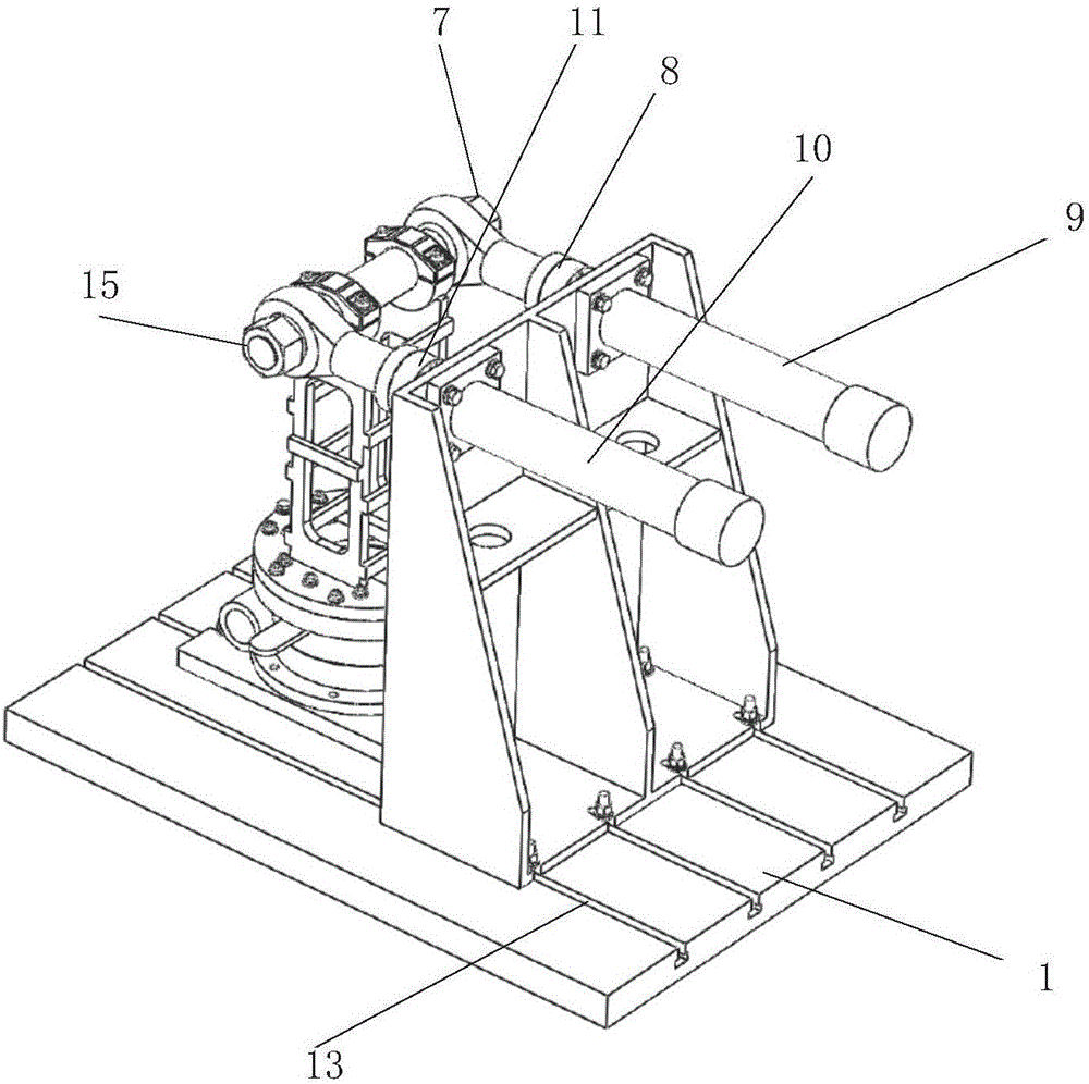 Device for detecting rigidity of gyration reduction gear