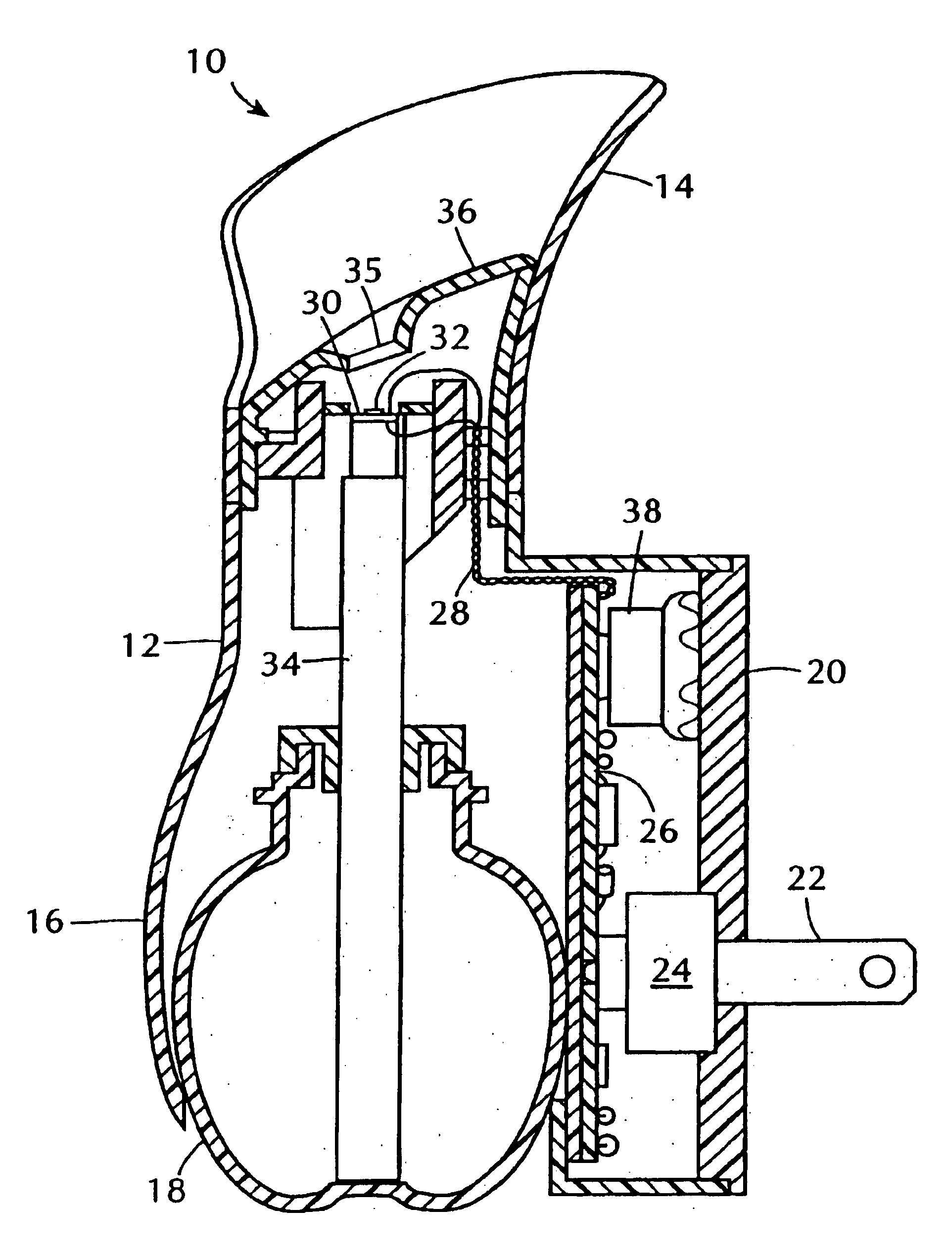 Plug-in type liquid atomizer