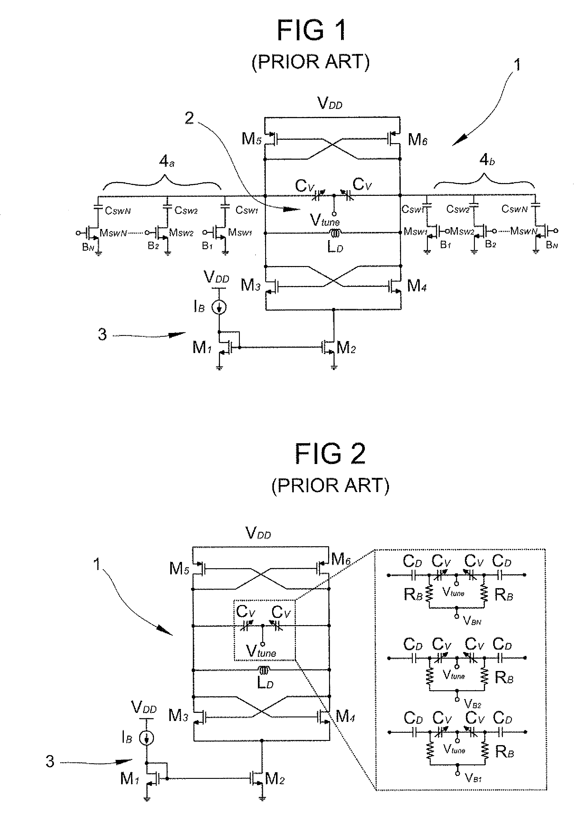Circuit arrangement of a voltage controlled oscillator