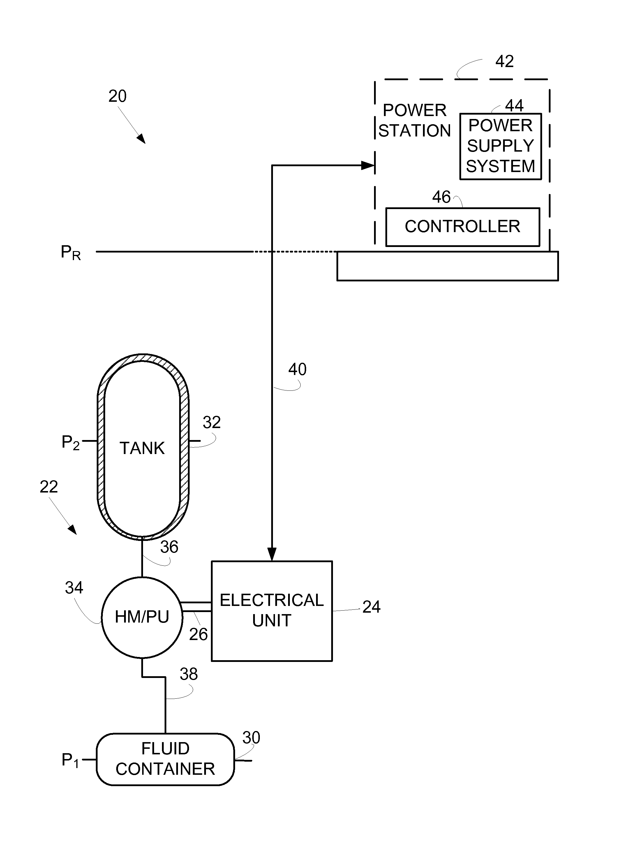 Hydraulic energy accumulator