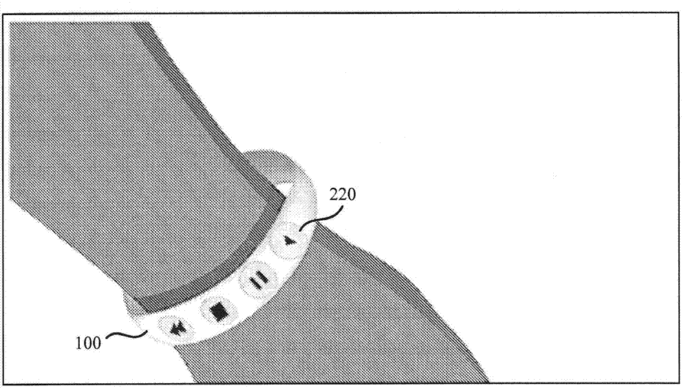 Multifunction wristband for displaying social information