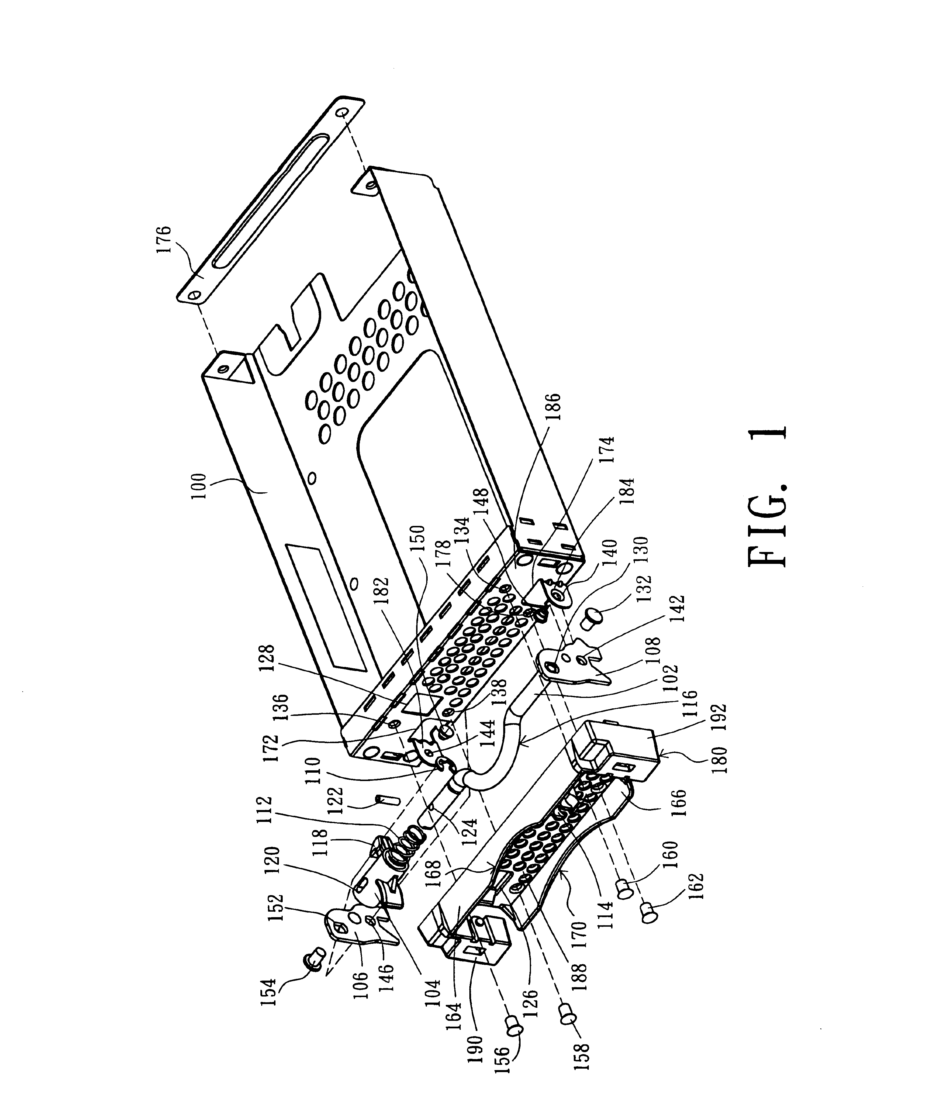 Hard disk drive tray module