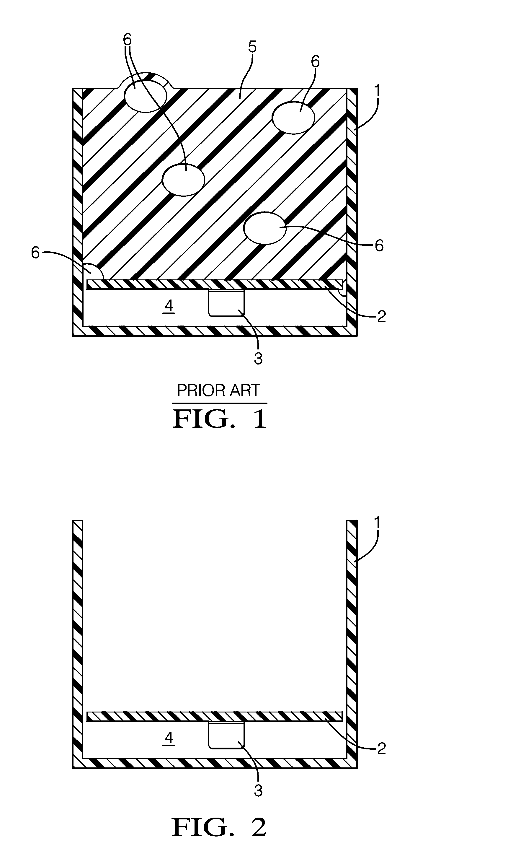 Potted electronic component and method for its manufacture