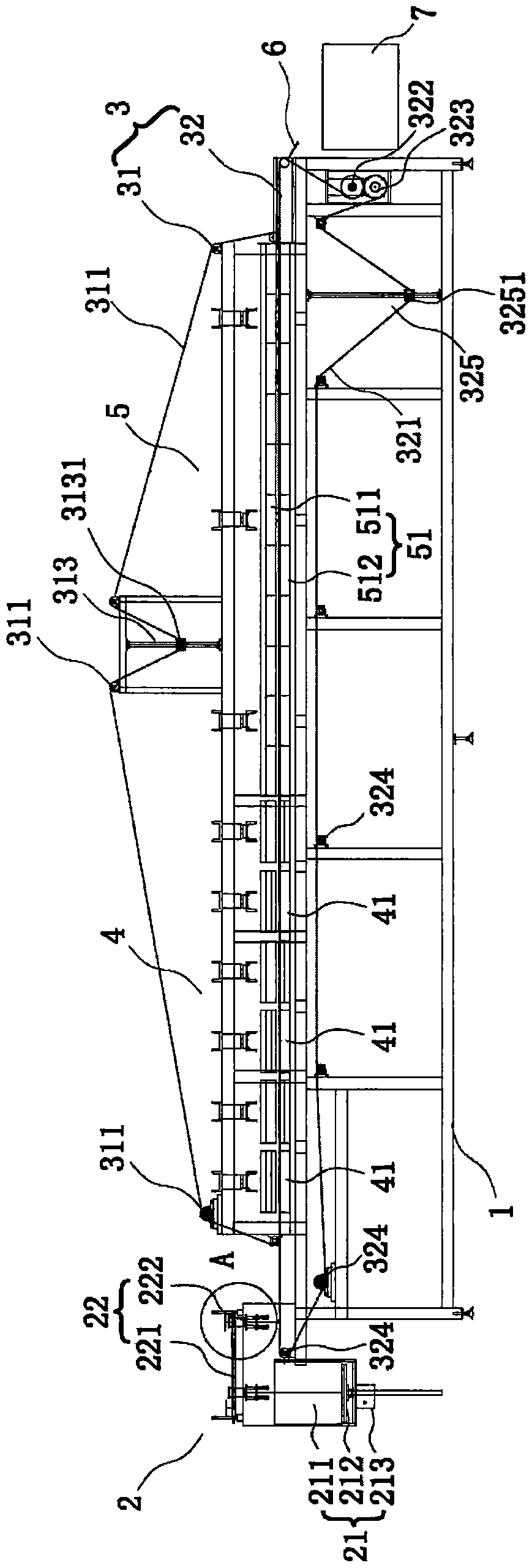 A shoe front lining/back cover processing machine and its processing technology