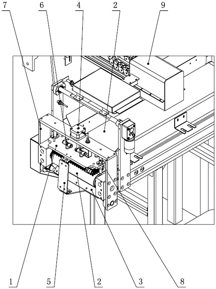 Cleaning system of rubbish sorting machine