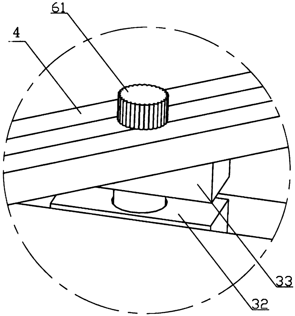Cutting device used for cutting oval glass