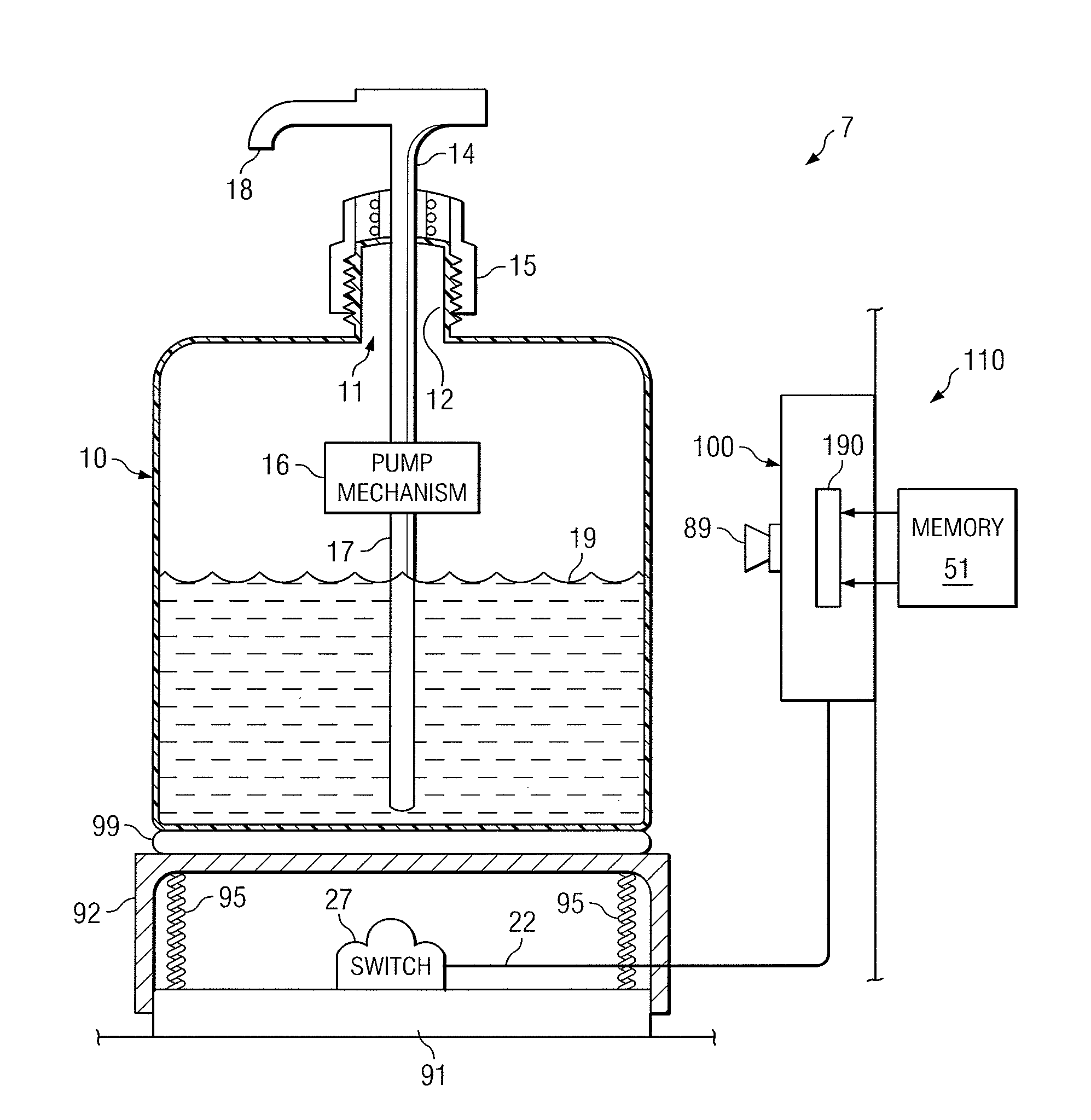 Entertaining or advertising hygiene apparatus