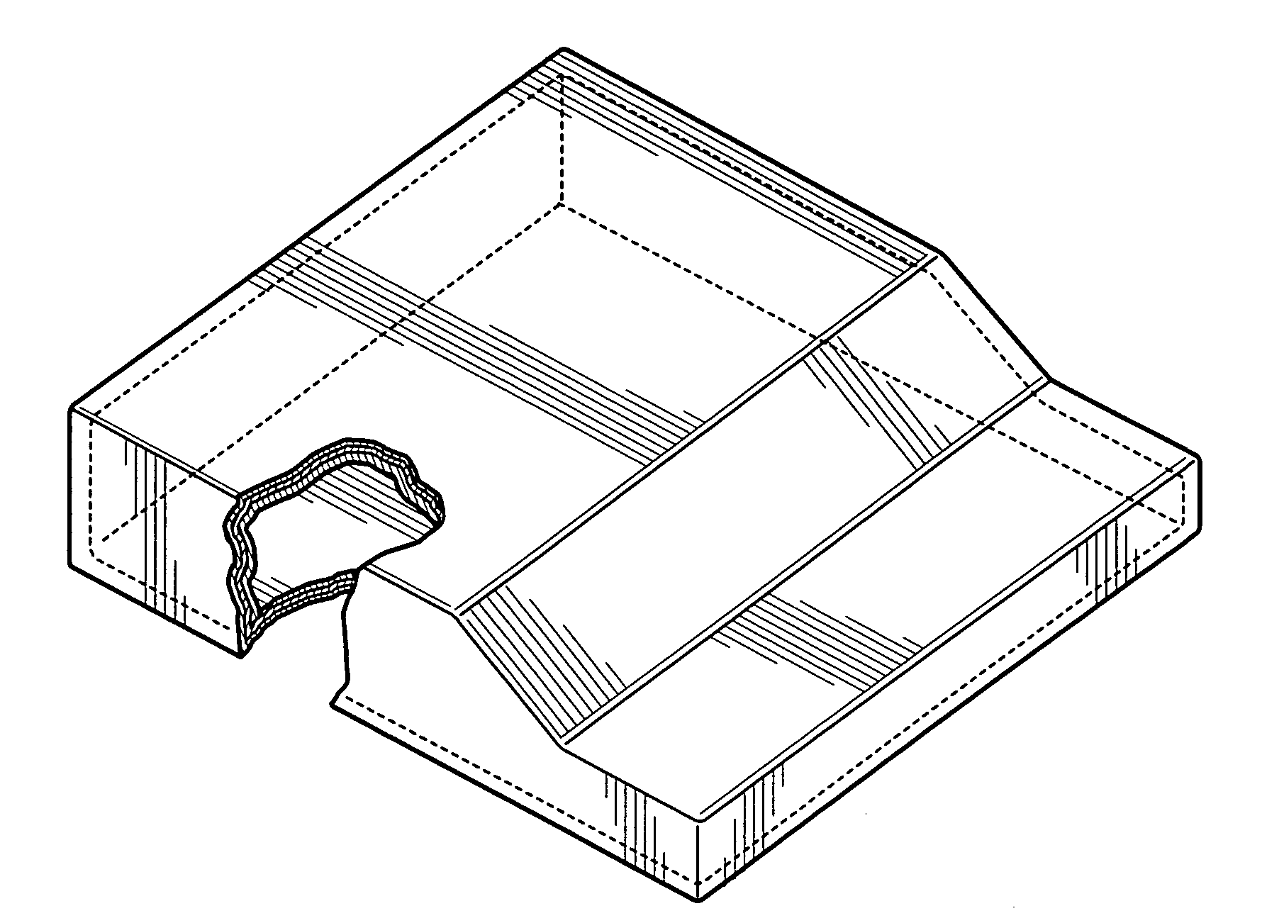 Composition for construction with reinforcing and heat transferring layer