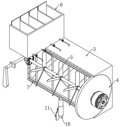 Nutrient solution blending device for clinical nutrition department