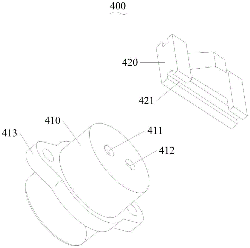 Air guide device and air conditioner indoor unit having same