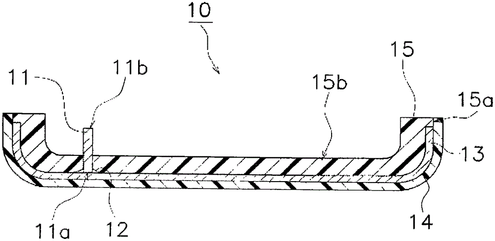 Composite molded product and method for manufacturing same