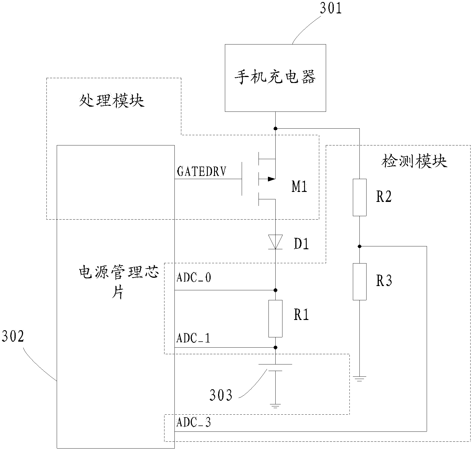 Mobile phone as well as charging circuit and method of cell thereof