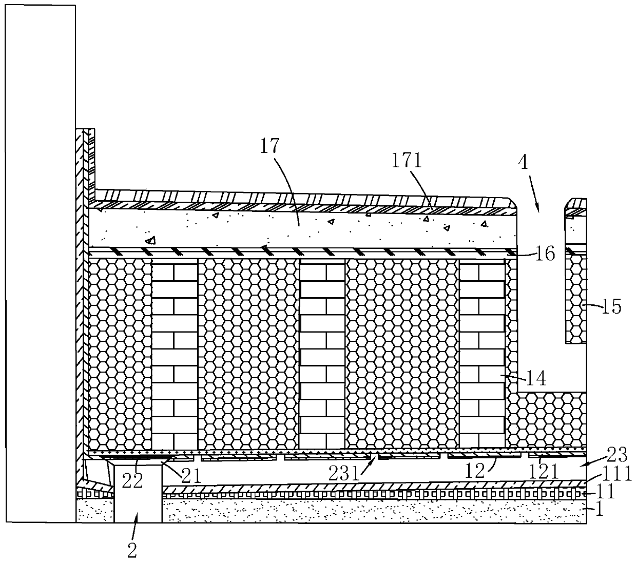 Construction technology of sunken bathroom