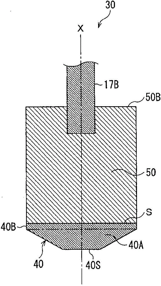 Method for manufacturing discharge lamp electrode