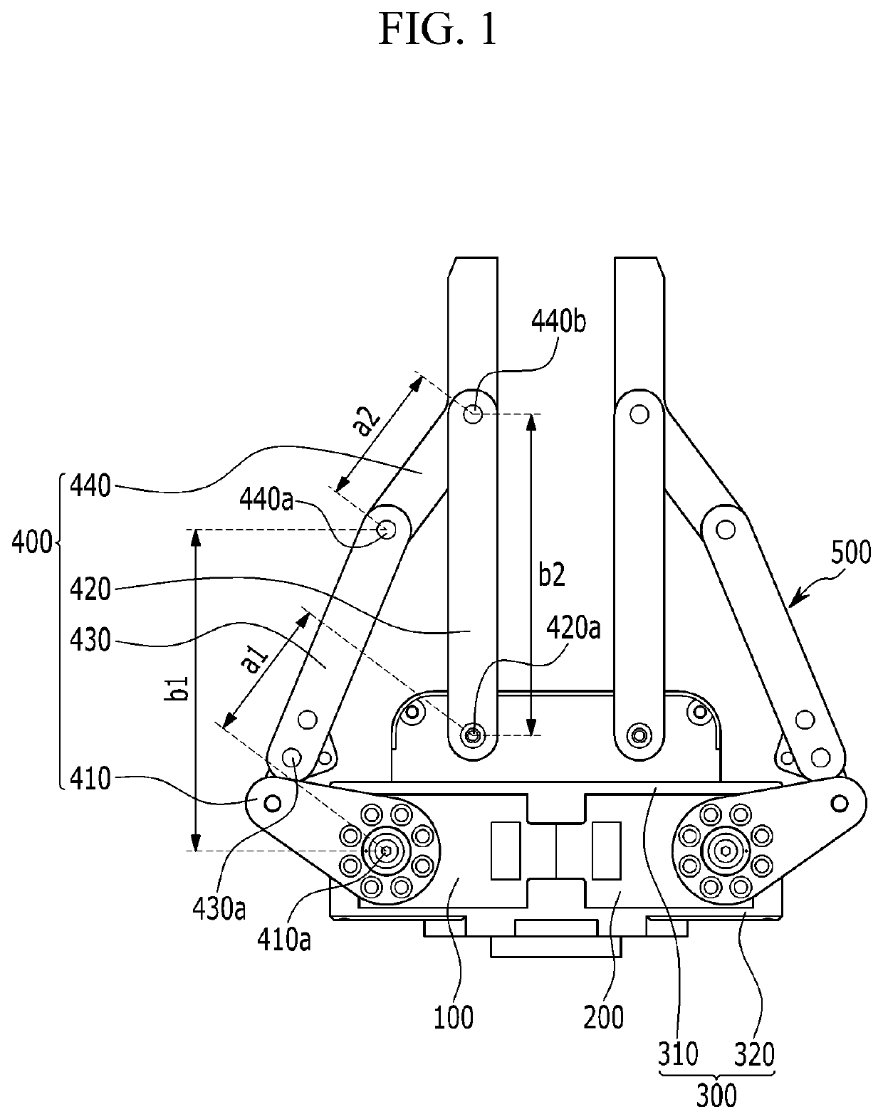 Electric gripping device