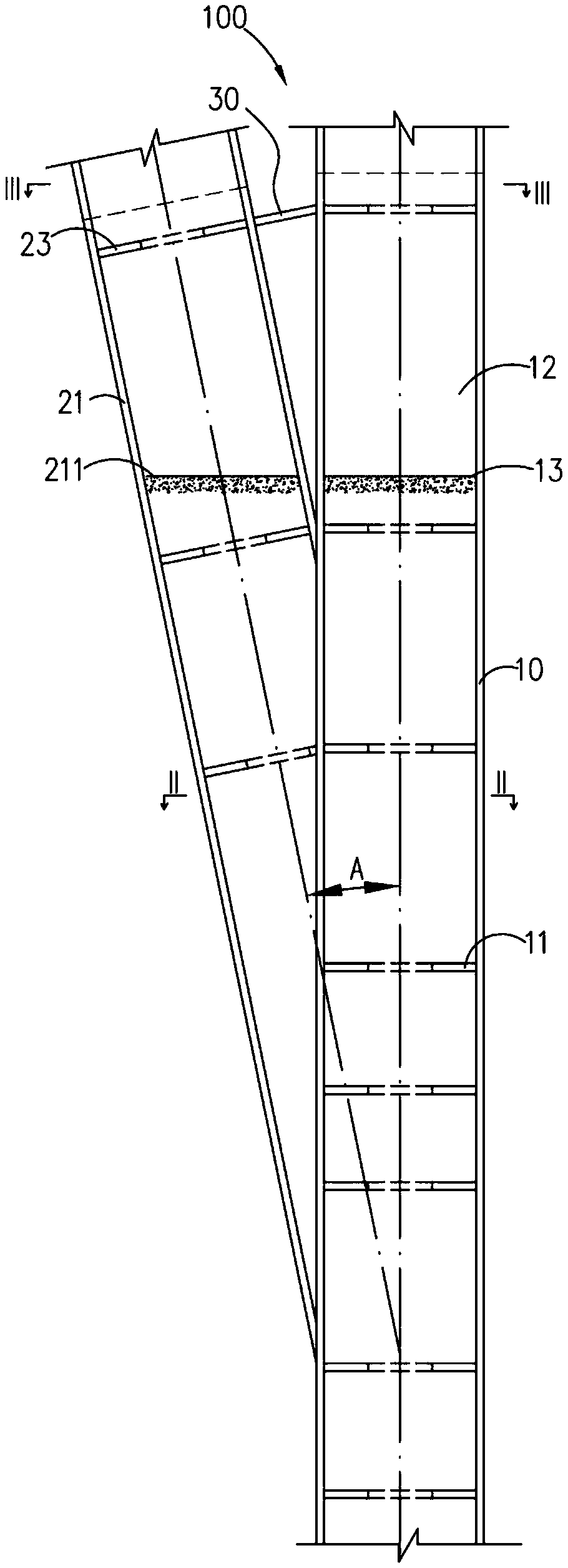 Joint structure of multi-coupled steel component