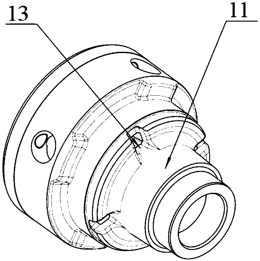 Lubricating structure of drive axle differential mechanism and drive axle differential mechanism assembly