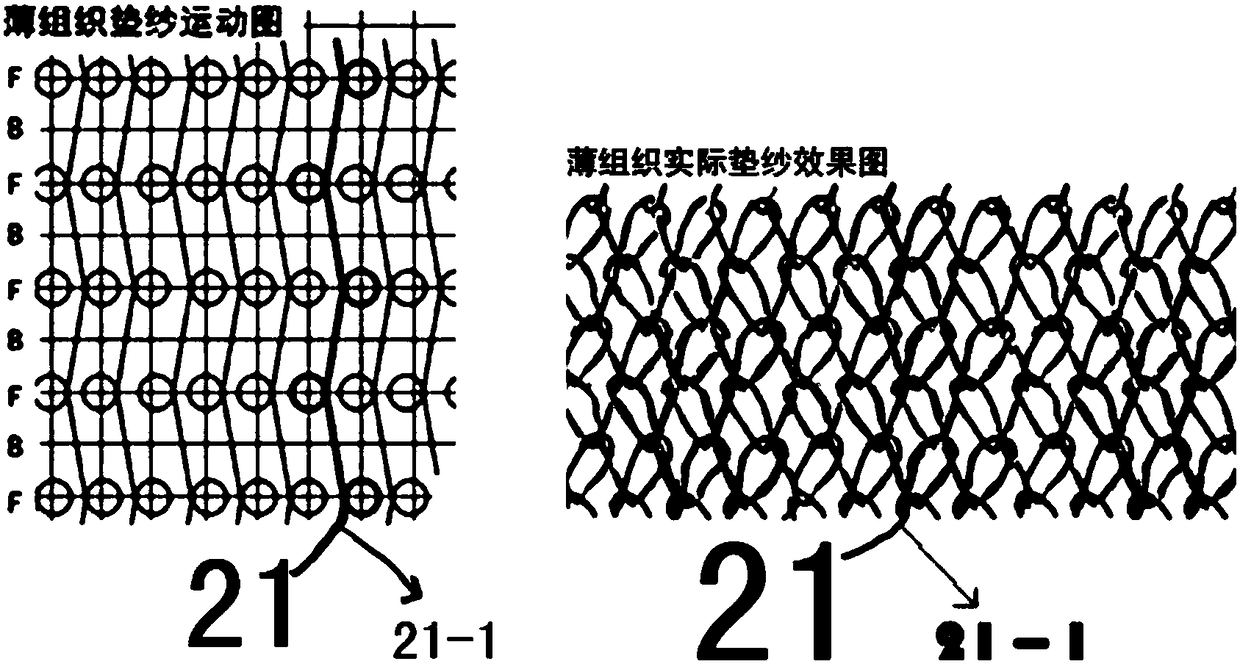 Seamless V-shaped crotch foot pants and its manufacturing method