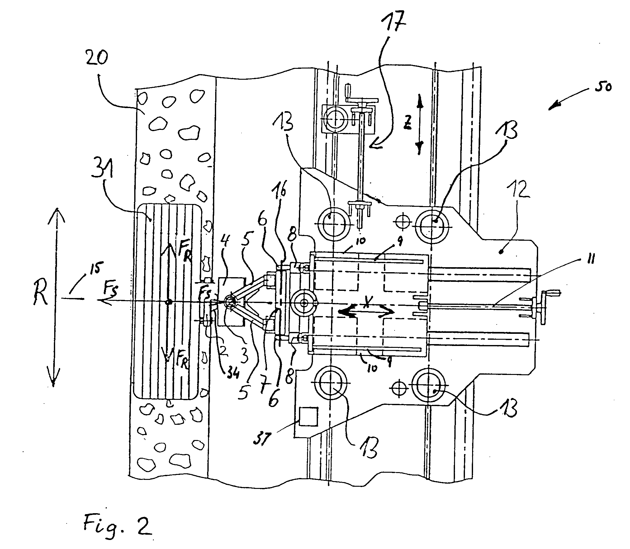 Method and device for simulating slip on vehicle test benches
