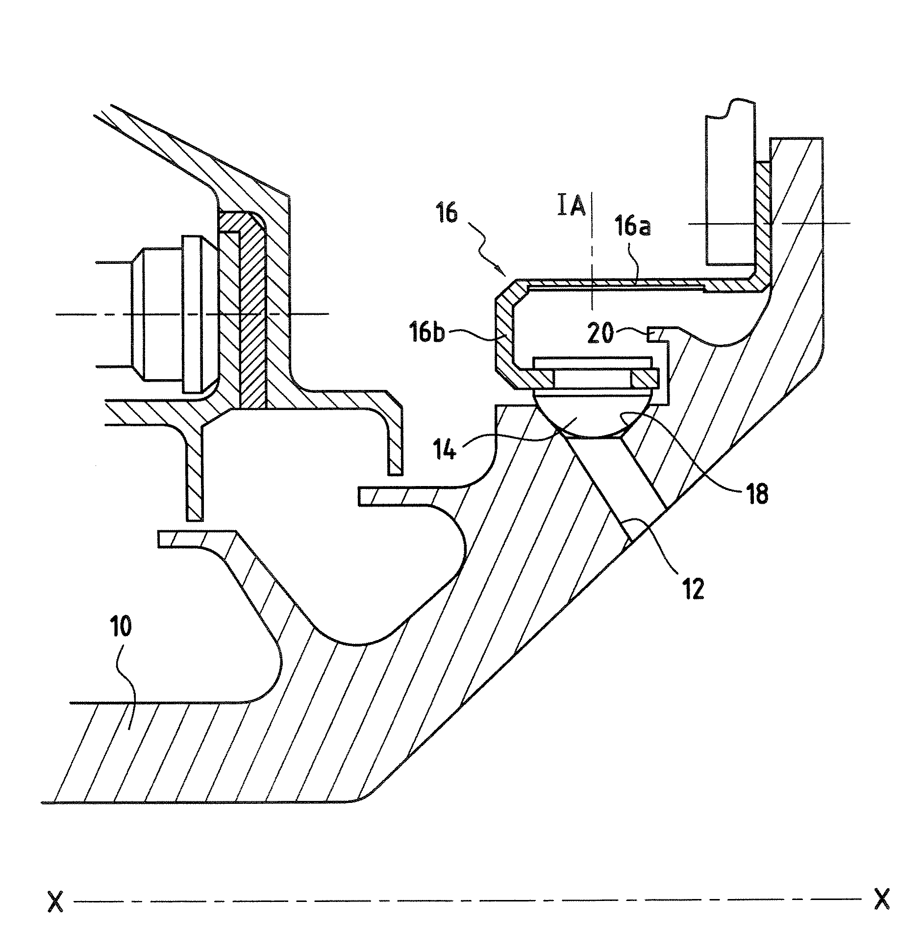 Method of regulating the flow rate of air in a rotary shaft of a turbomachine