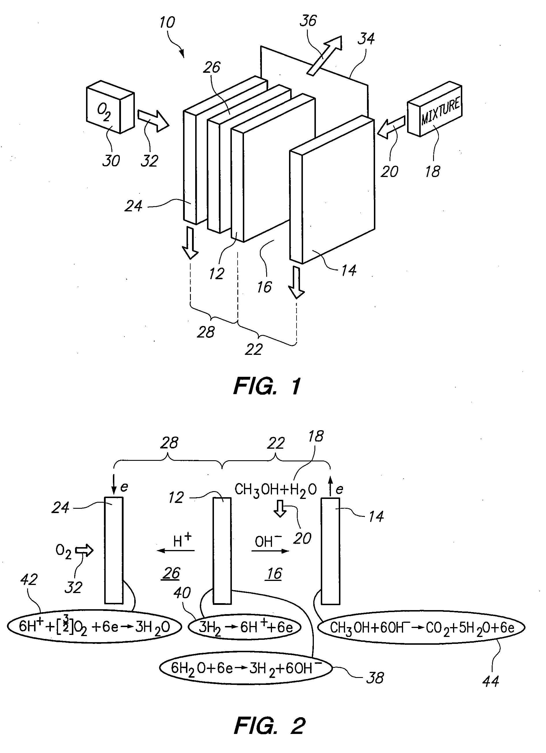 Hydrogen fuel cell with integrated reformer
