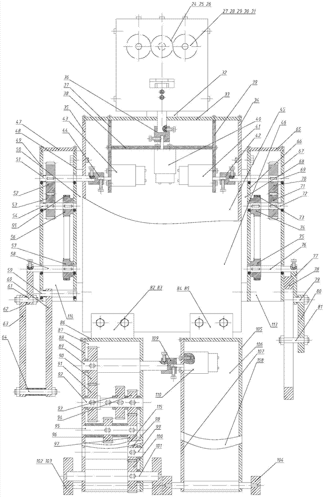 A humanoid mechanism display platform