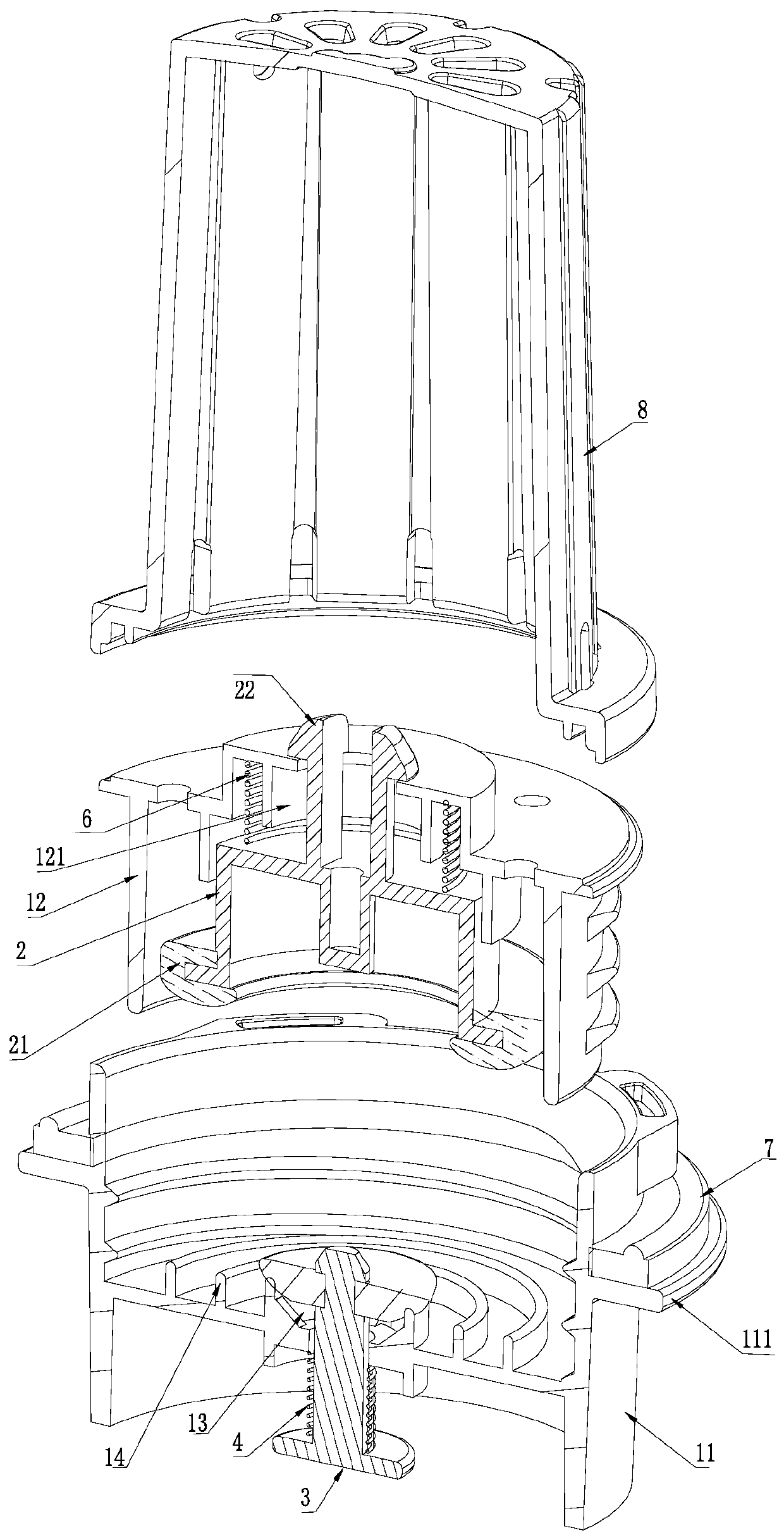 Water outlet valve assembly, water tank using water outlet valve assembly and humidifier