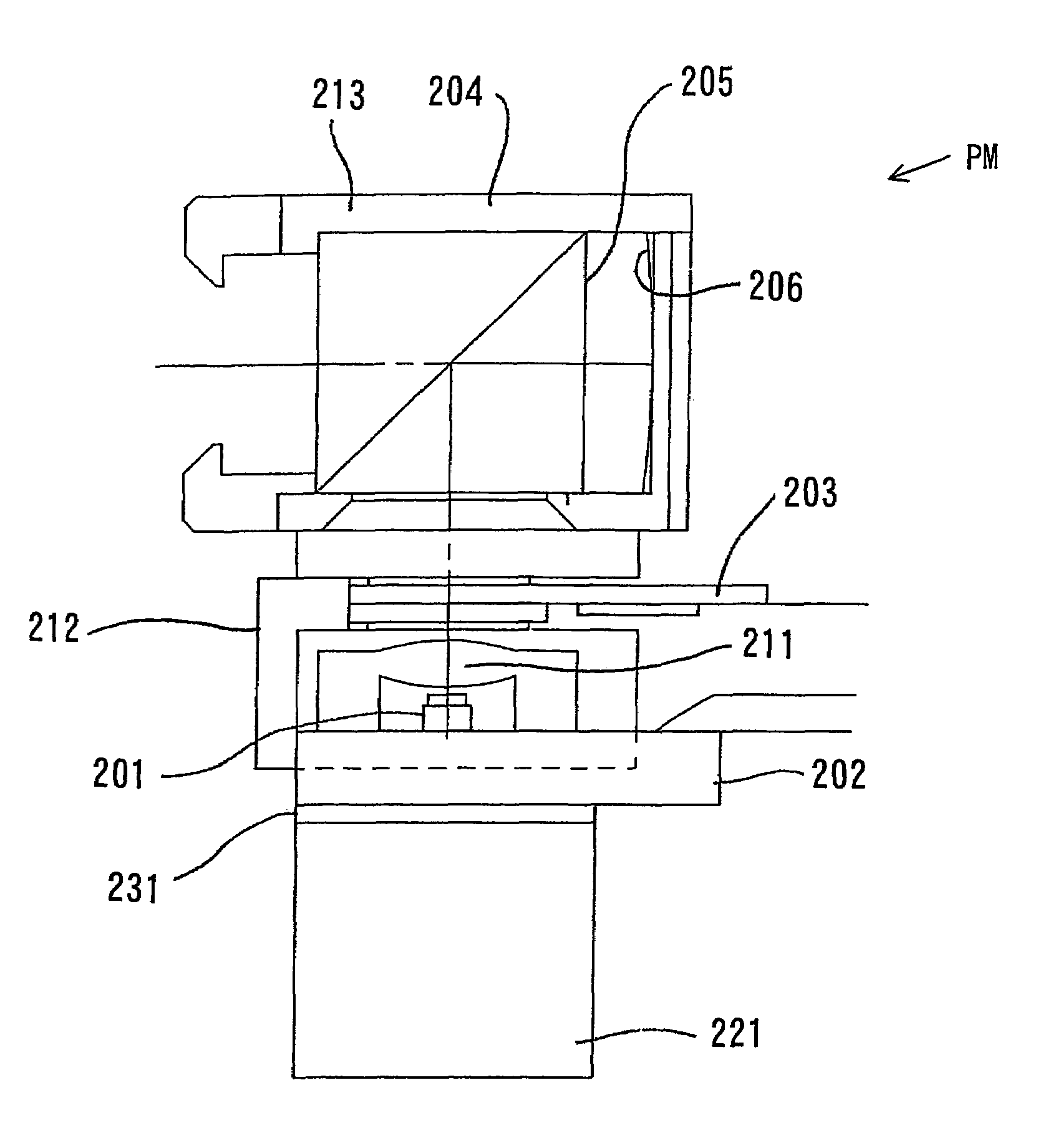 Illuminating device and projector device