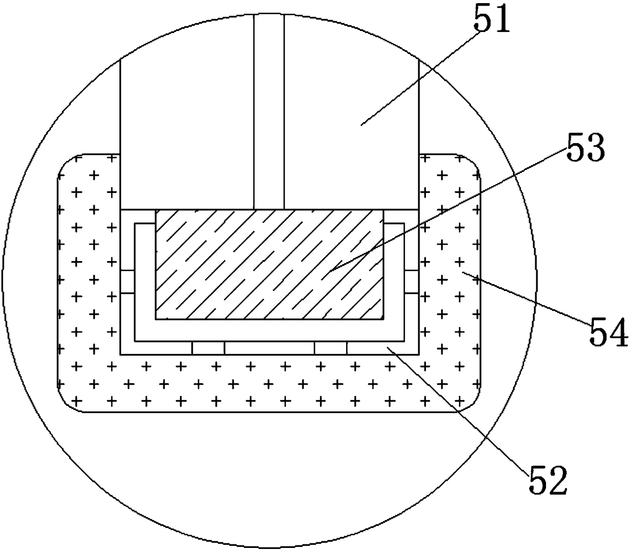 Baric automatic flowing-based cleaning device special for computer mechanical keyboard