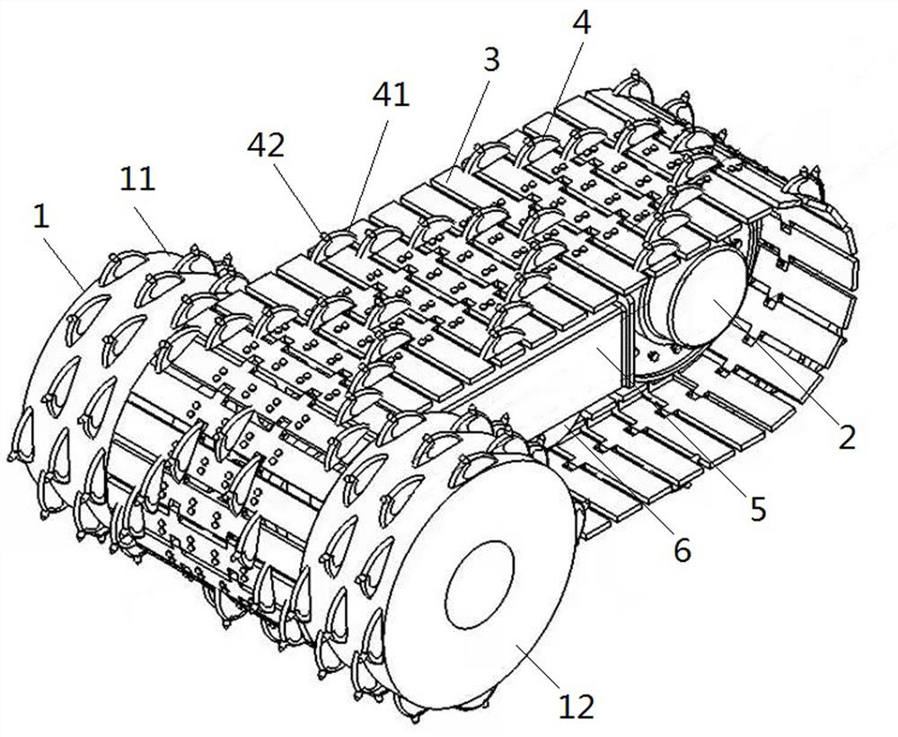 Drum-type rock breaking device for blind area of heading machine