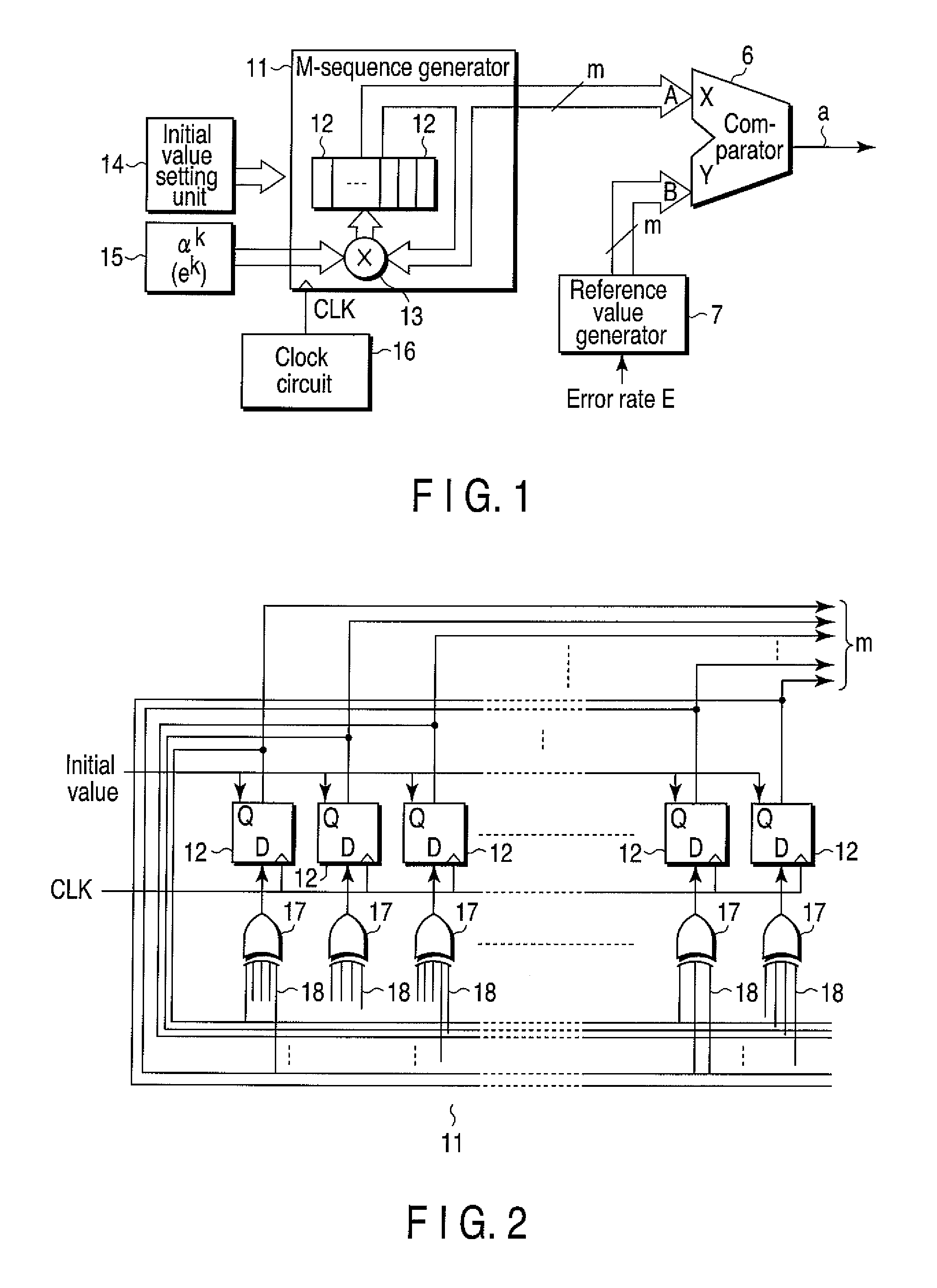 M-sequence generator, providing method thereof, and random error generating device in which m-sequence generator is used