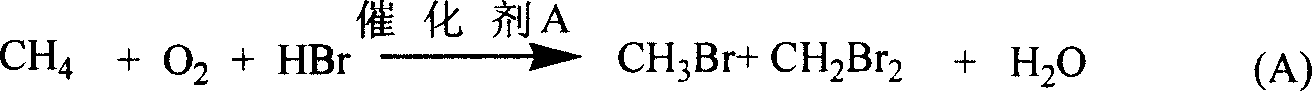 Flow process for synthesizing C3 to C13 high hydrocarbons by methane through non-synthetic gas method