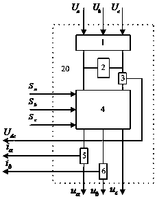 Built-in permanent magnet synchronous motor direct torque control energy saving frequency converter and construction method thereof