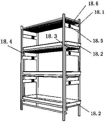 Device and method for automatic tobacco three-dimensional floating seedling raising