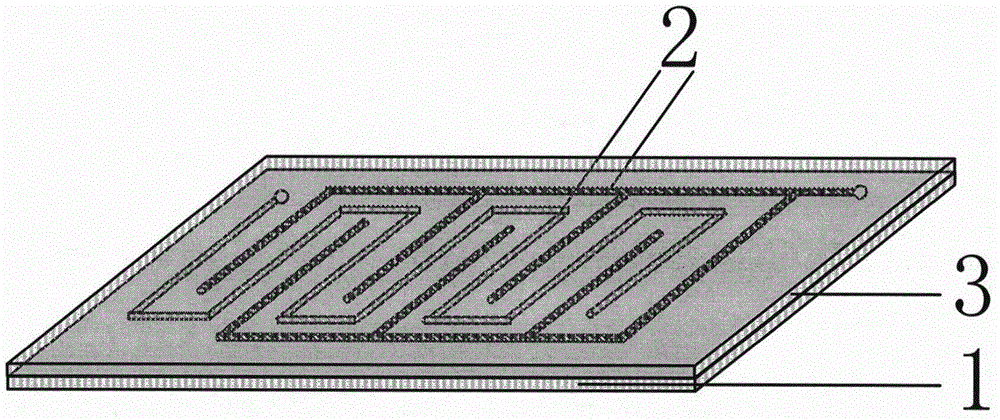 Surface strain detection device based on elastic substrate and filled interdigital capacitor