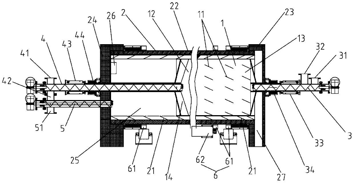 Anaerobic decompose furnace for domestic garbage