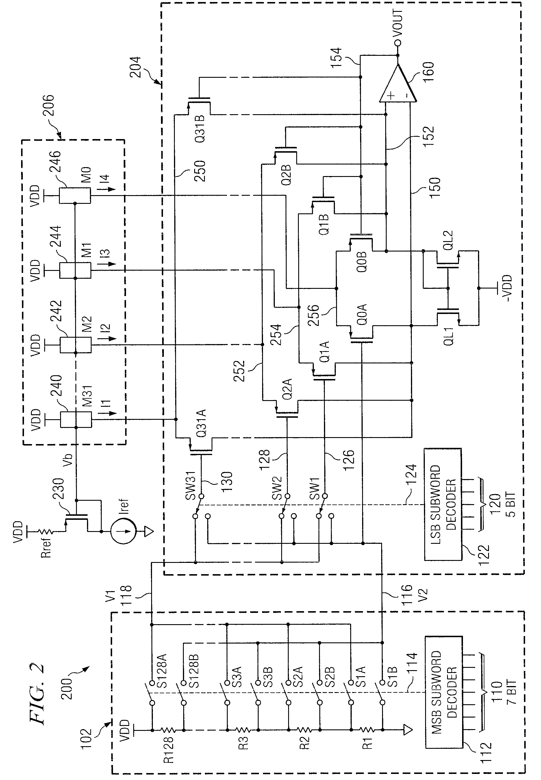 Circuits and methods to minimize nonlinearity errors in interpolating circuits