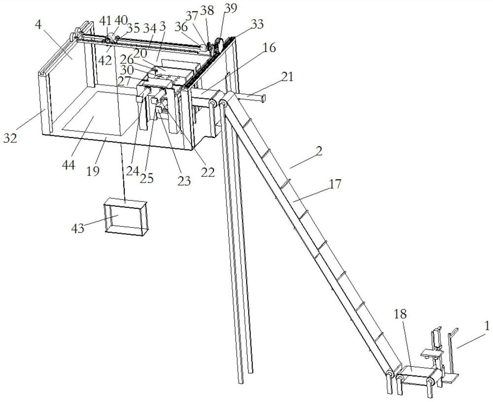 Automatic refractory brick carrying device