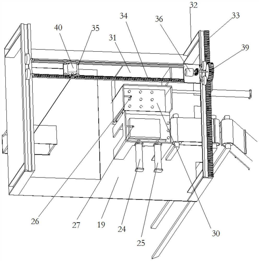 Automatic refractory brick carrying device