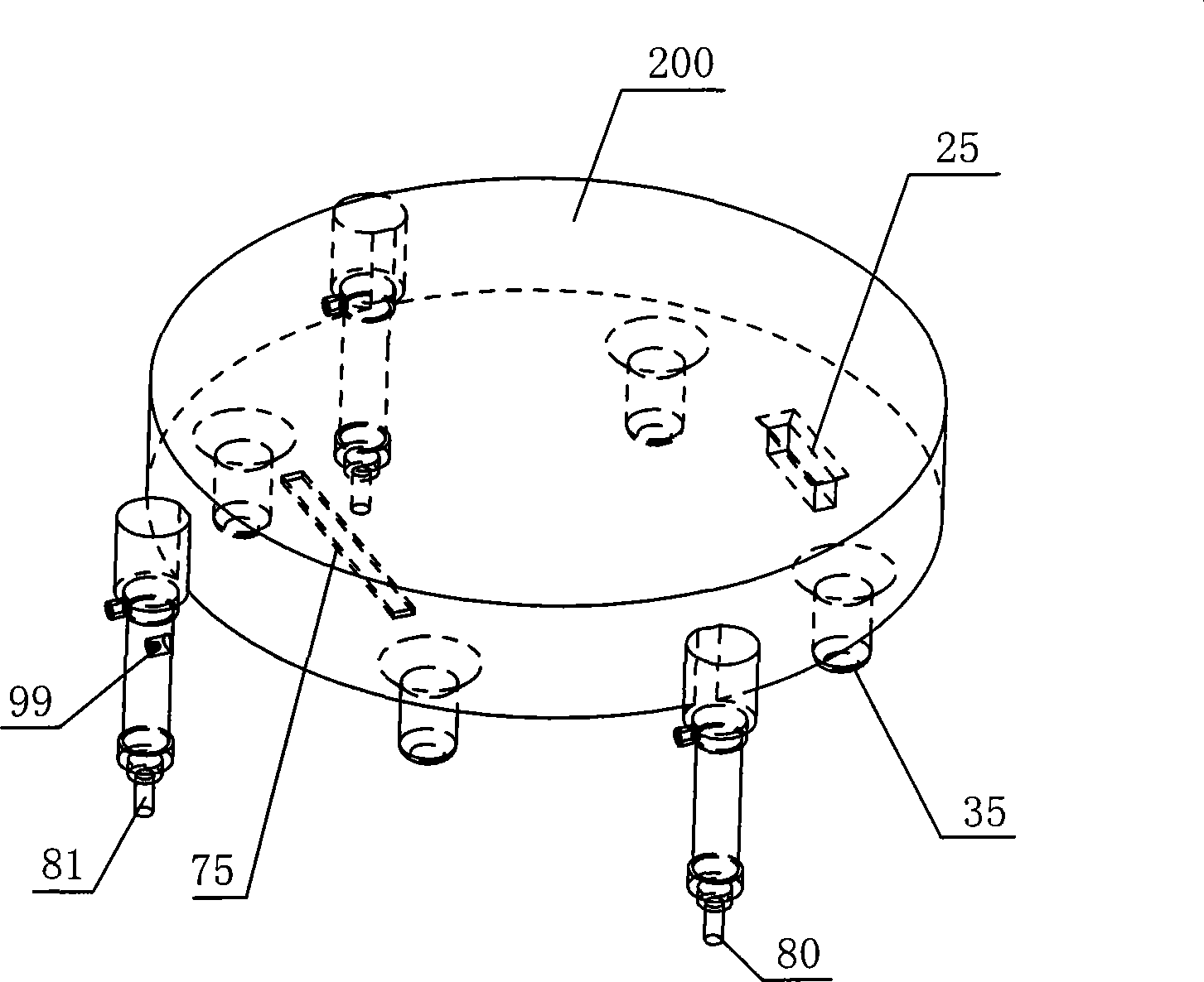 Multifunctional robot system and control method for robot body to search module part