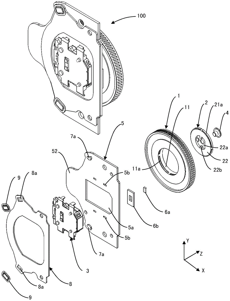 Rotating apparatus and electronic device with rotating apparatus