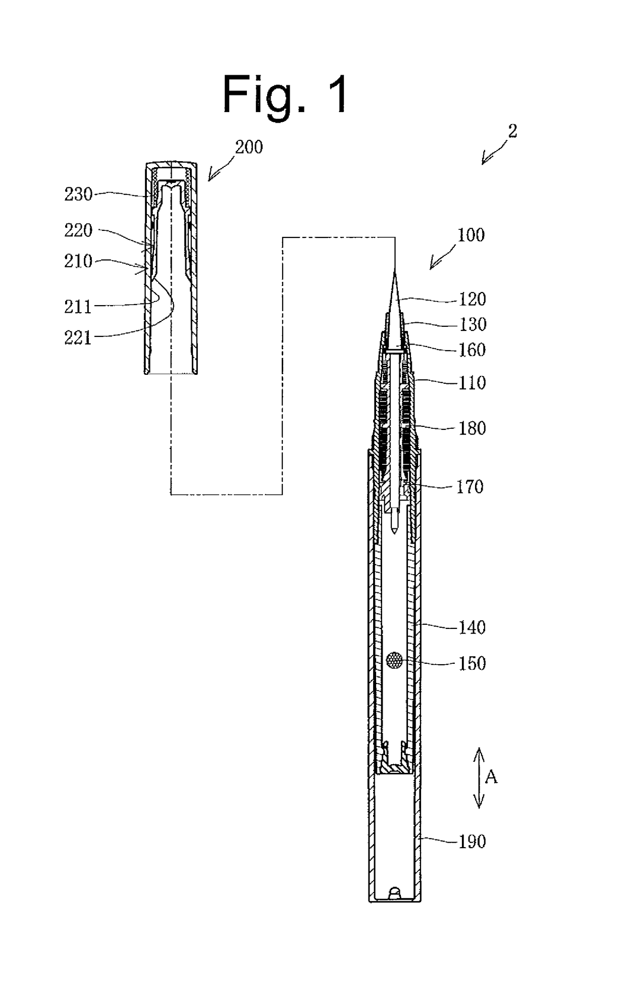 Pressure fluctuation buffering mechanism and applicator