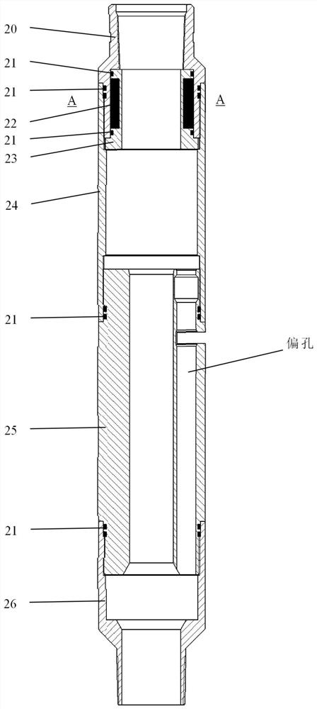 An electromagnetic guiding fishing tool and a magnetic guiding eccentric dispensing device